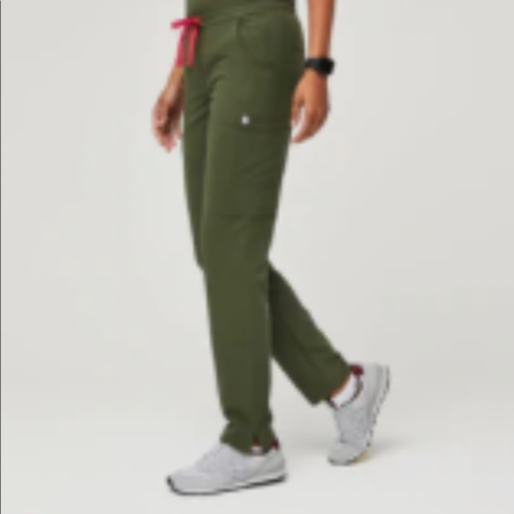 Figs yola olive green NWT